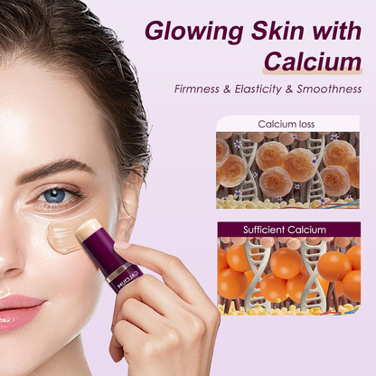 Calcium Volume Multi Balm Stick + Eye patch 60ea + Calcium Eye Cream, Collagen Boosting, Wrinkle Smoothing, Firming & Eye Hollow Plumping Eye Treatment,Hydrating, Anti-Aging & Travel Friendly - 1 Pack