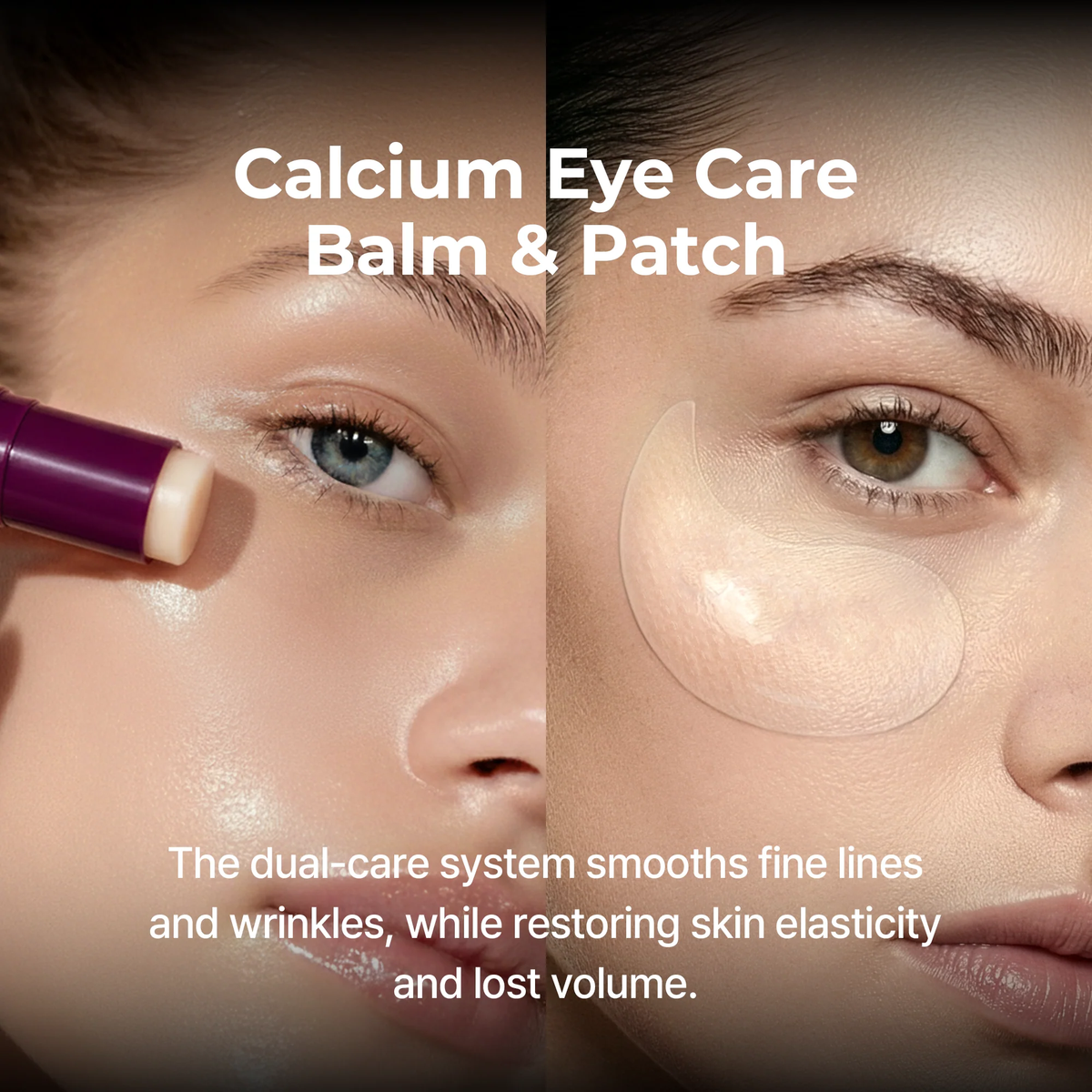 Dr.melaxin Calcium Firming Duo Set - Intense Firming Face Cream + Collagen Multi Balm Stick, Korean Skincare for Sagging Skin, Wrinkles, Dark Circles & Volume Loss, Niacinamide Adenosine, 2 Piece Bund