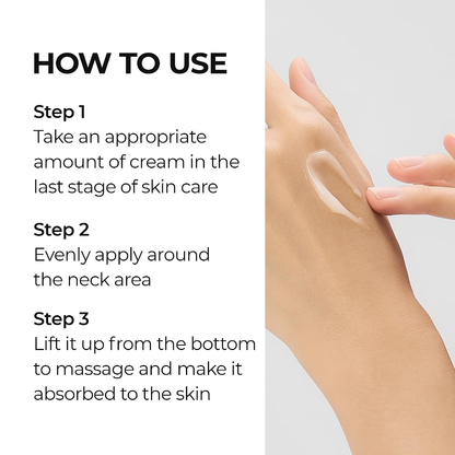 Dr.Melaxin Necksphalt Firming Cream with ECM-5 20,000ppm, Firming & Lifting Neck Cream for Wrinkles & Sagging Skin, Ceramide & Collagen for Elasticity & Radiant Glow, 1.76 fl.oz