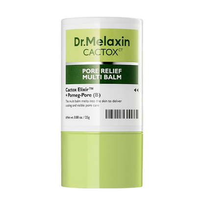 Dr.Melaxin Cactox Pore Relief Multi Balm Stick – Zinc PCA & ADENOSINE Cooling & De-Puffing Face Balm for Enlarged Pores & Puffy Skin, Pore Minimizing with Cactus Extract, Korean Skincare, 0.88 oz